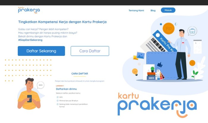 Cara daftar prakerja