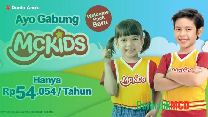 Cara daftar mckids