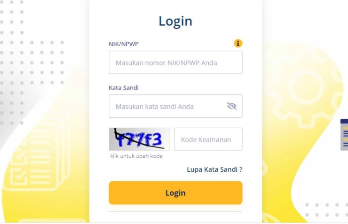 Cara daftar djp online