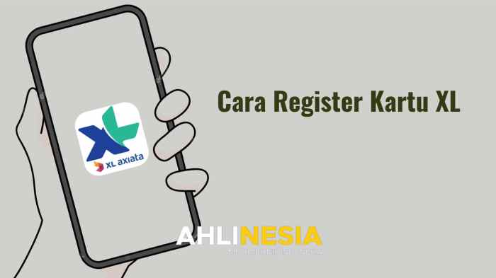 Cara daftar data xl