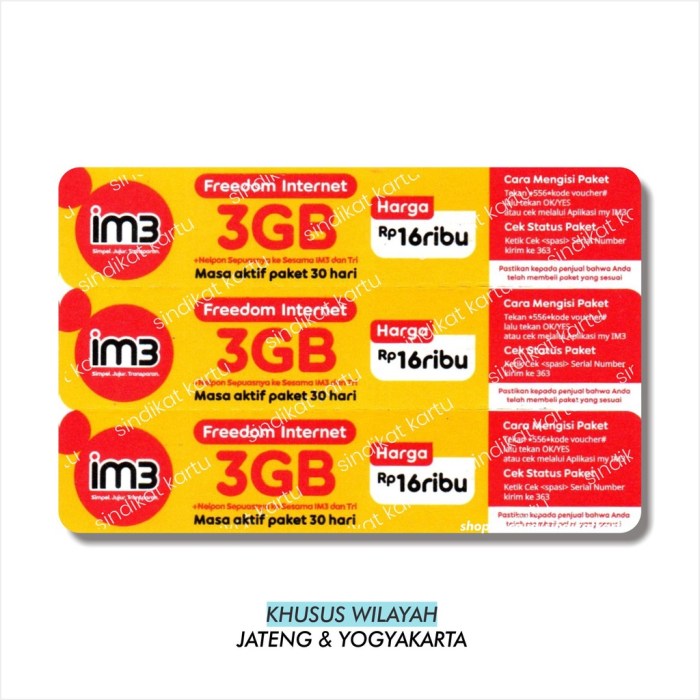 Cara mendaftarkan voucher indosat