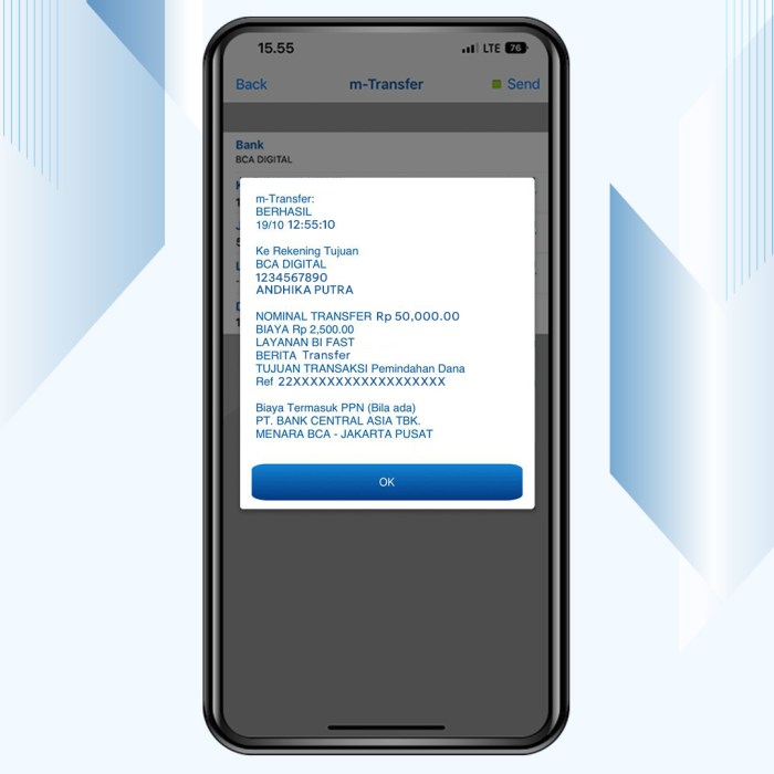 Cara menghapus daftar transfer bca mobile