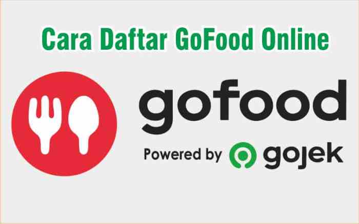 Cara daftar makanan di gojek