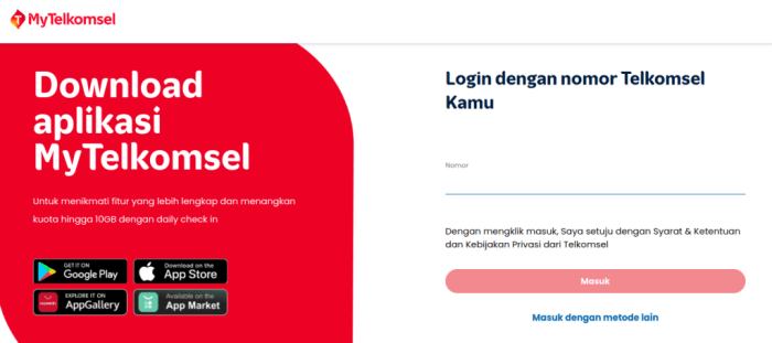 Cara mendaftar di my telkomsel