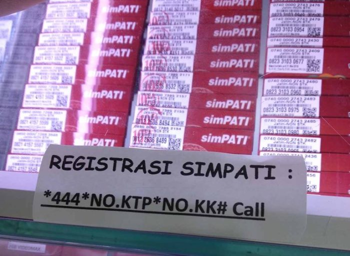 Cara daftar paket bb simpati biasa