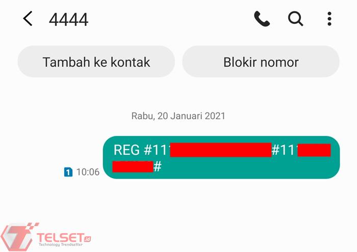 3. cara daftar kartu telkomsel tanpa kk