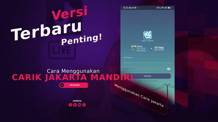 Cara daftar carik jakarta mandiri