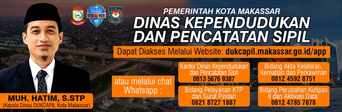 Cara daftar antrian online dukcapil makassar