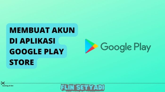 Cara daftar play store