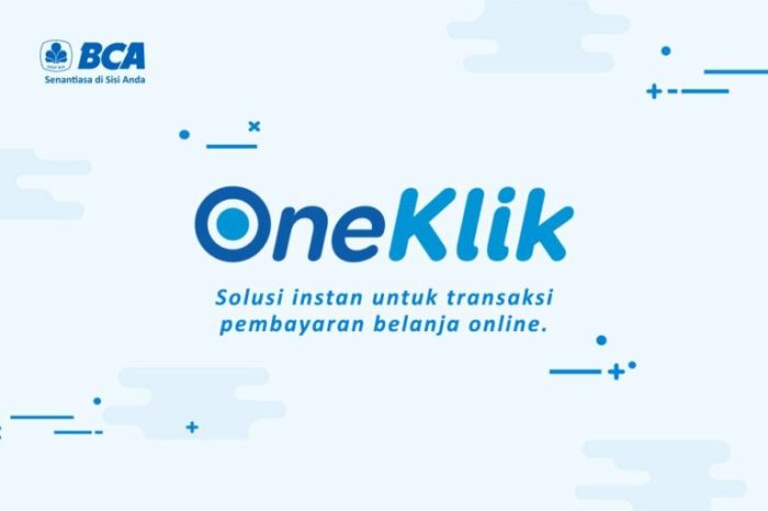 Cara daftar oneklik bca