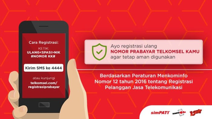 Cara daftar sim card telkomsel