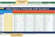 Cara membuat daftar hadir di excel