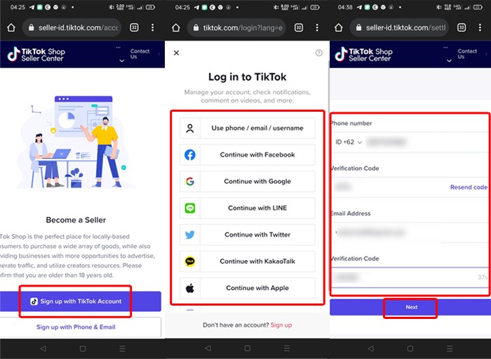 Cara daftar tiktok shop