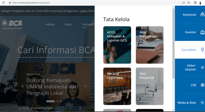 2. cara daftar mybca di atm