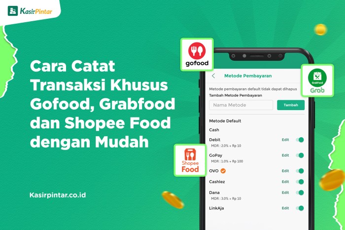 Cara daftar gofood dan grabfood