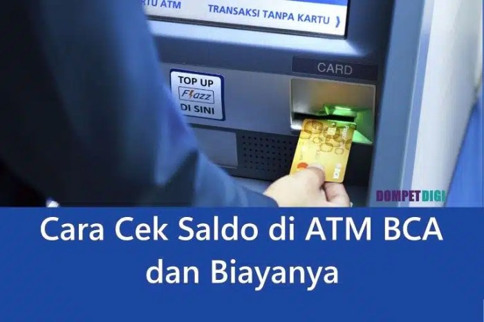 Cara cek saldo atm bca lewat hp tanpa daftar