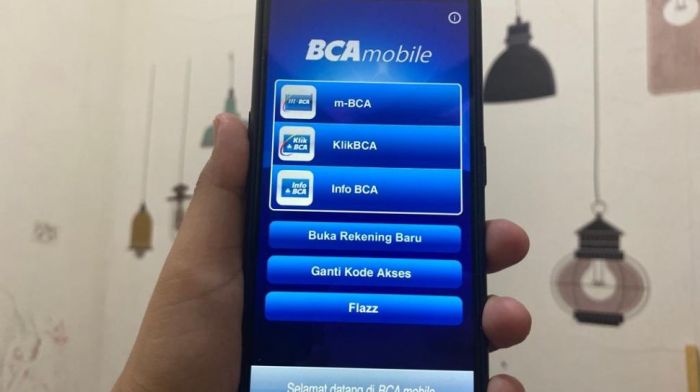 Cara menghapus daftar transfer bca mobile