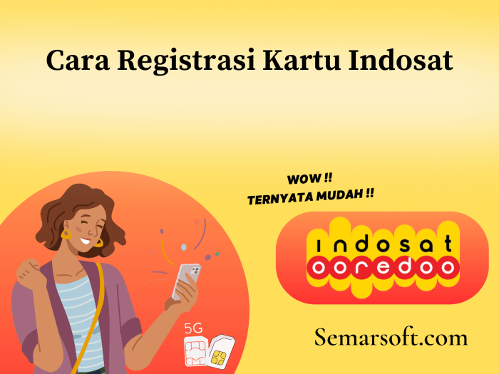 Cara daftar nomor indosat