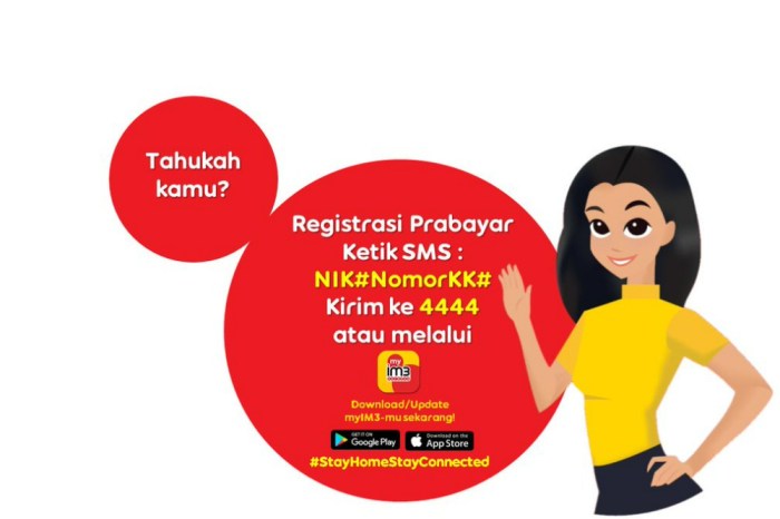 Cara daftar kartu indosat baru