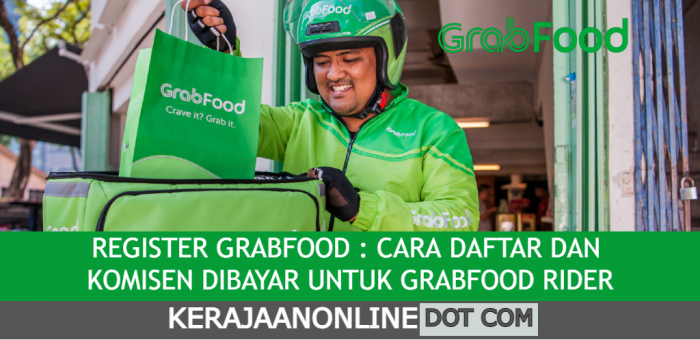 Cara daftar grab food