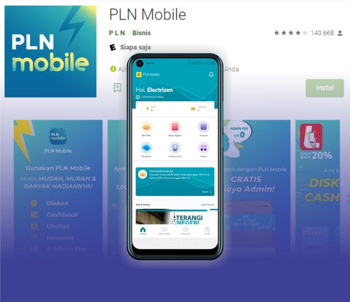 Cara daftar pln mobile