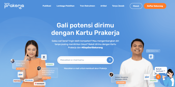 Cara daftar ulang prakerja