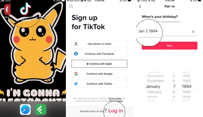 Cara mendaftar tik tok