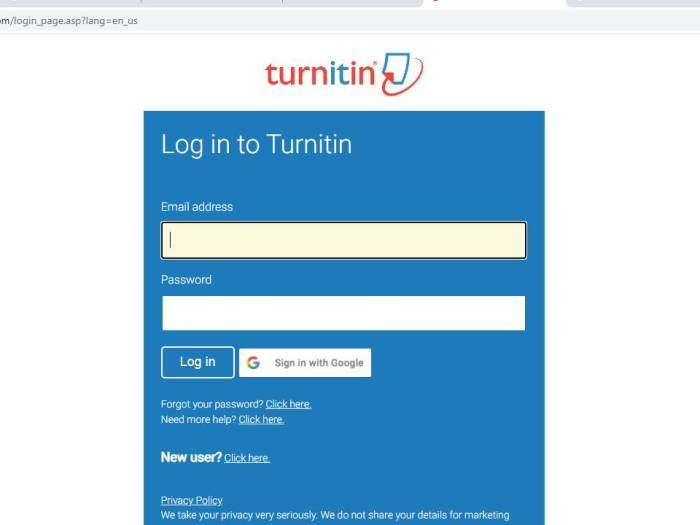 Cara daftar turnitin