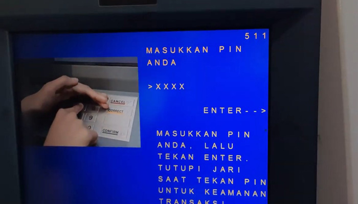 Cara daftar mandiri online di mesin atm